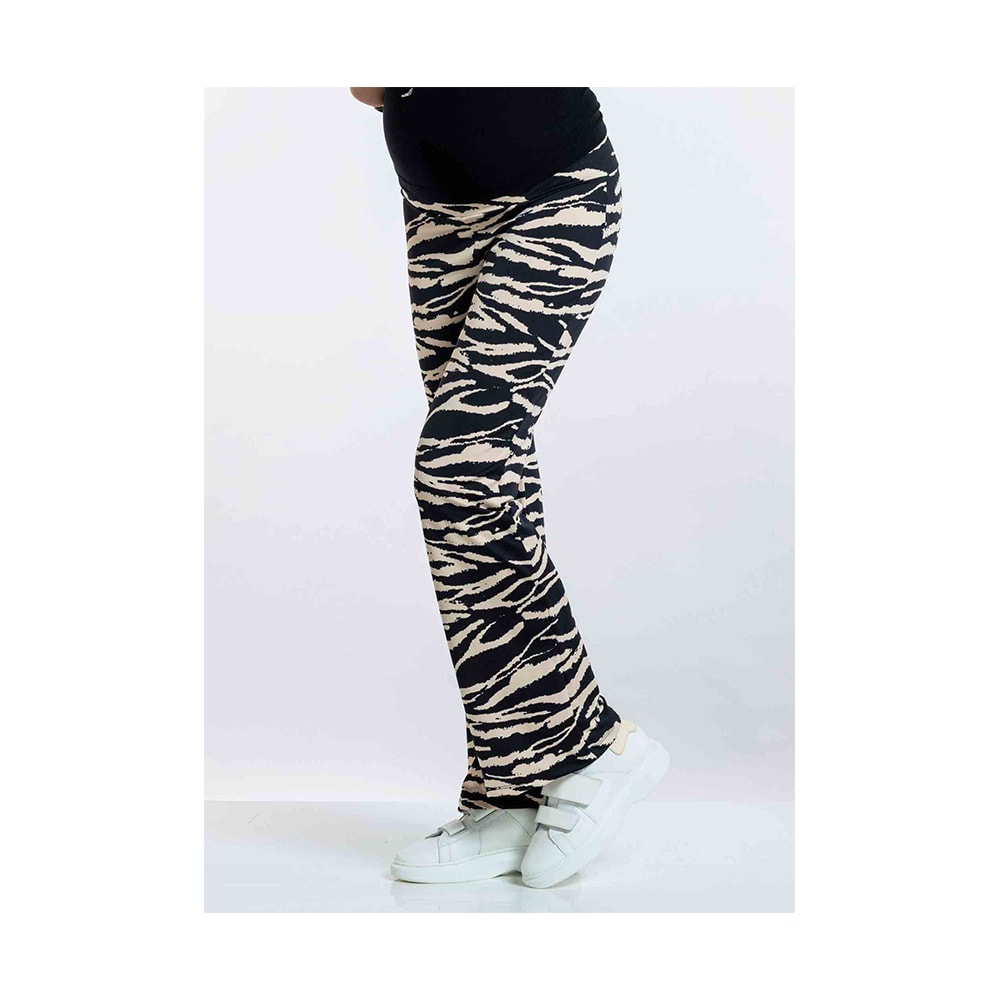 Love2wait Flared broek zebra - Afbeelding 3