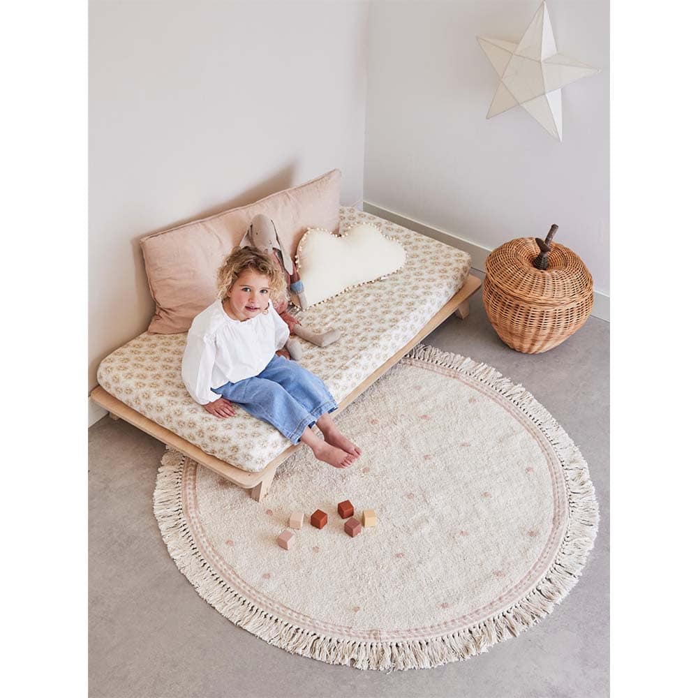 Tapis Petit Vloerkleed Emma dots 130cm - Afbeelding 3