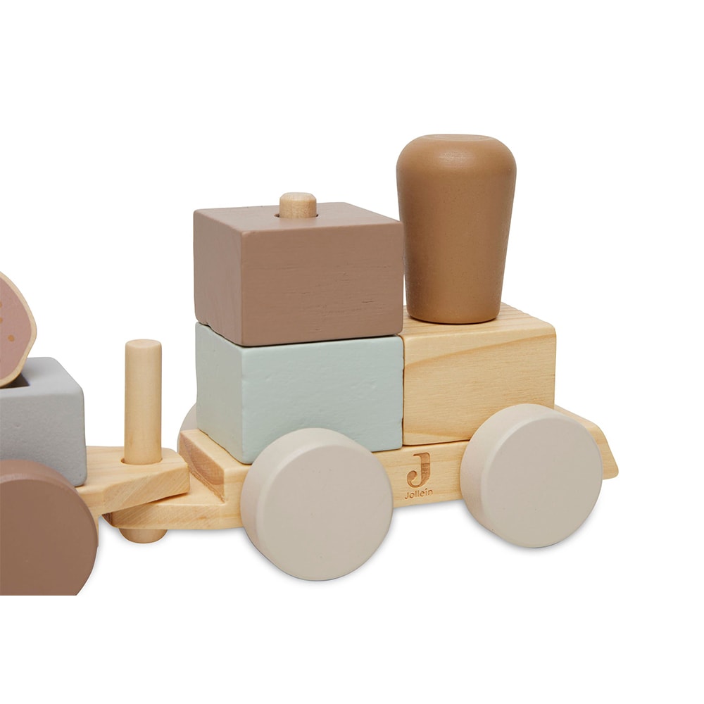 Jollein Houten speelgoedtrein farm - Afbeelding 3
