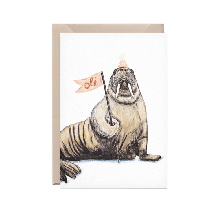 Kathings Kaart 'walrus olé'
