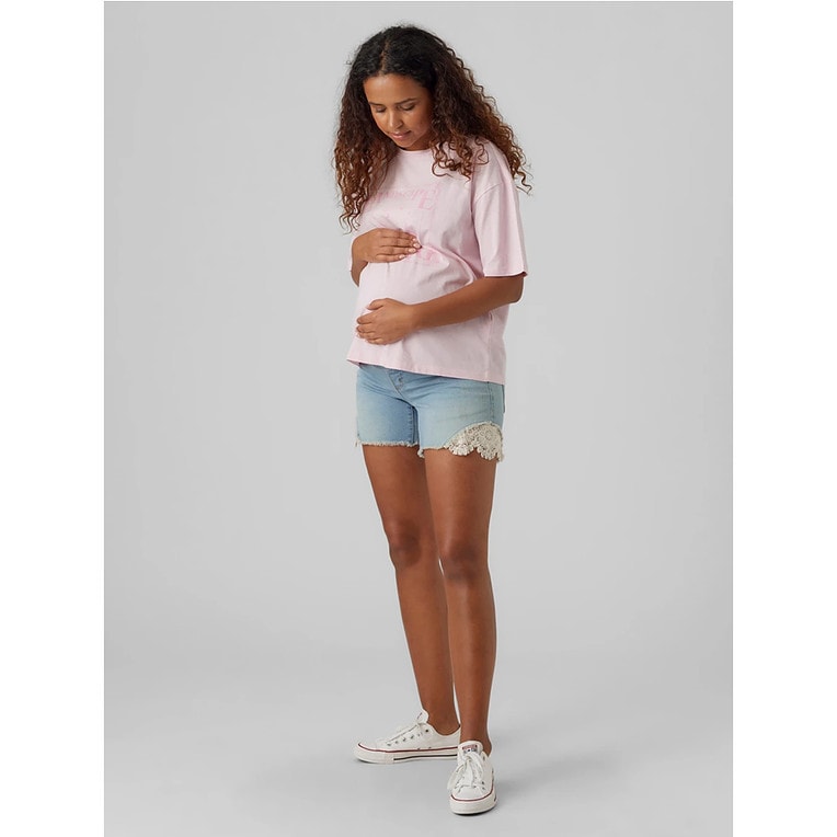 Mama Licious Spijkerbroek Casis Crochet - Afbeelding 2