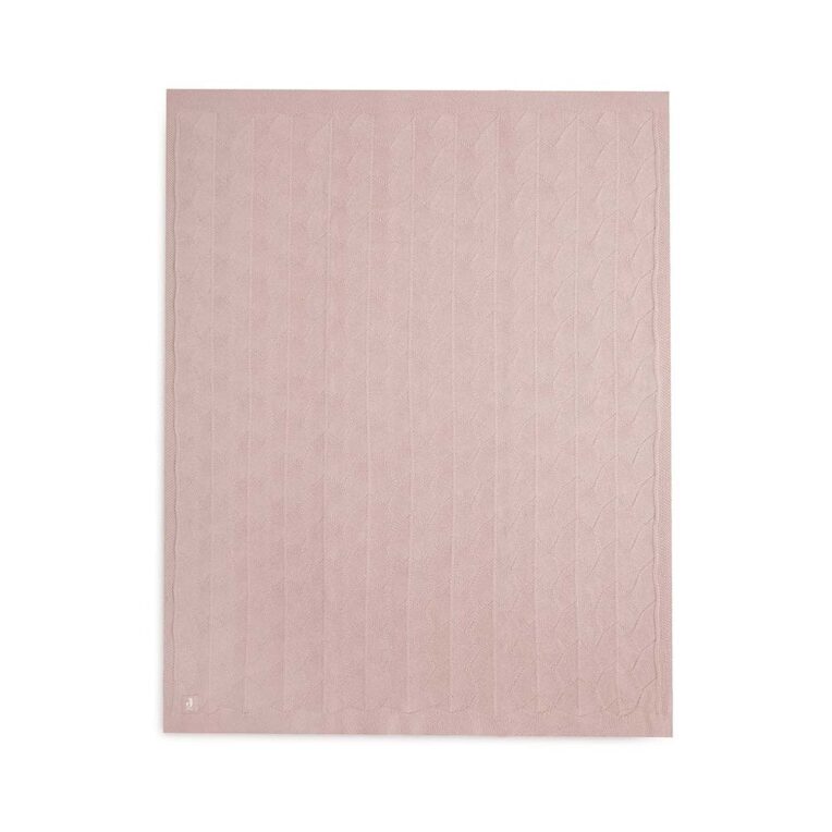 Jollein Wiegdeken Shell Knit - Wilde Rose - Afbeelding 2