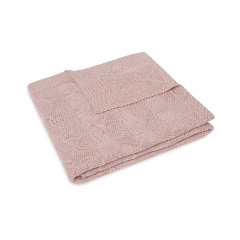 Jollein Wiegdeken Shell Knit - Wilde Rose - Afbeelding 3