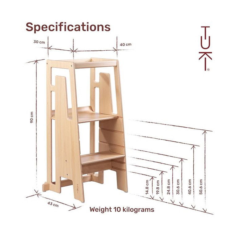 Tuki Leertoren wit - Afbeelding 3