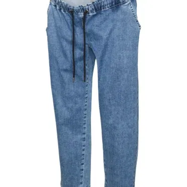 Mama Licious Loose jeans stone, medium blue denim