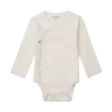Noppies Romper rib Nino, Oatmeal melange