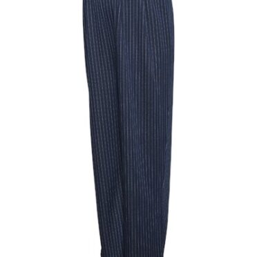 Mama Licious broek Mikko loose fit, Navy blazer