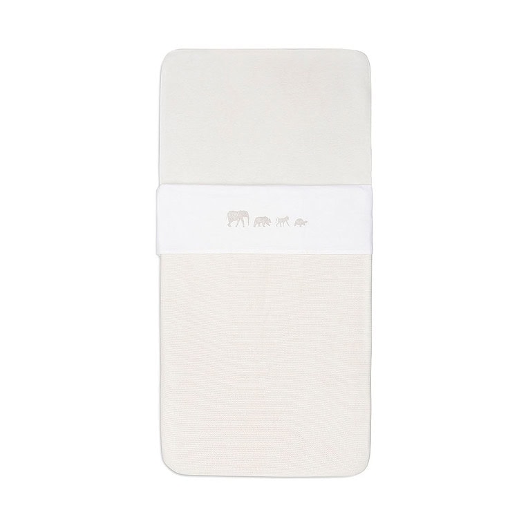 Jollein laken wieg animals, nougat