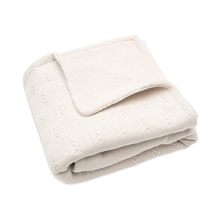Jollein Wiegdeken Grain Knit - Oatmeal