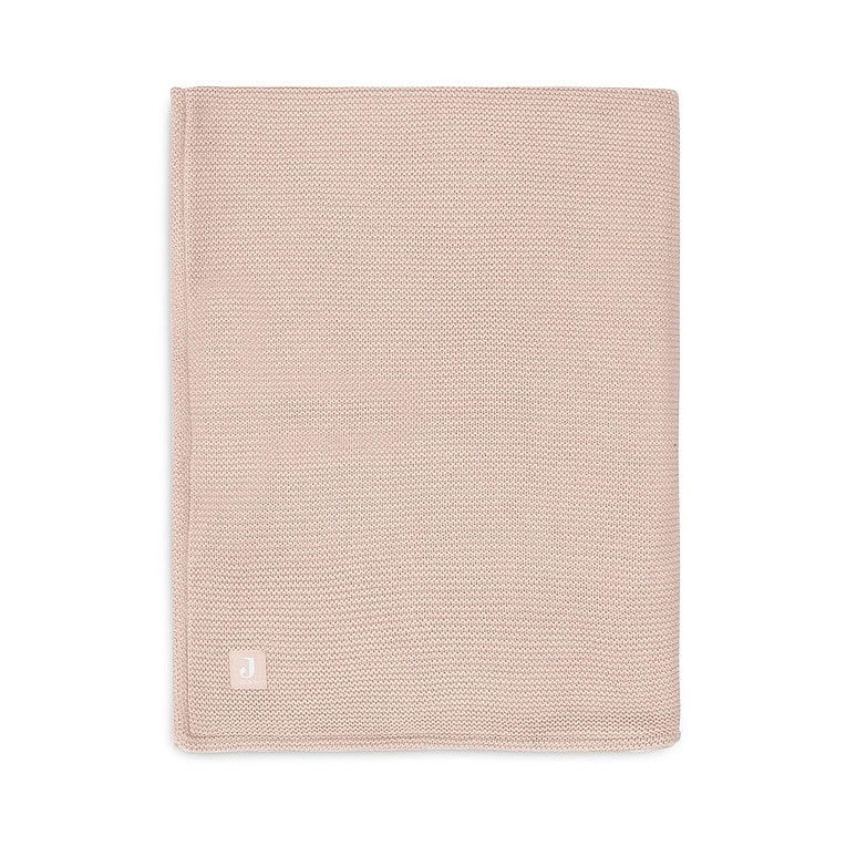 Jollein wiegdeken basic knit / fleece - Wild rose