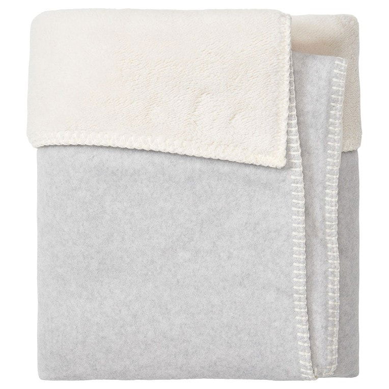 Koeka Wiegdeken Denver teddy, Soft grey - Afbeelding 2