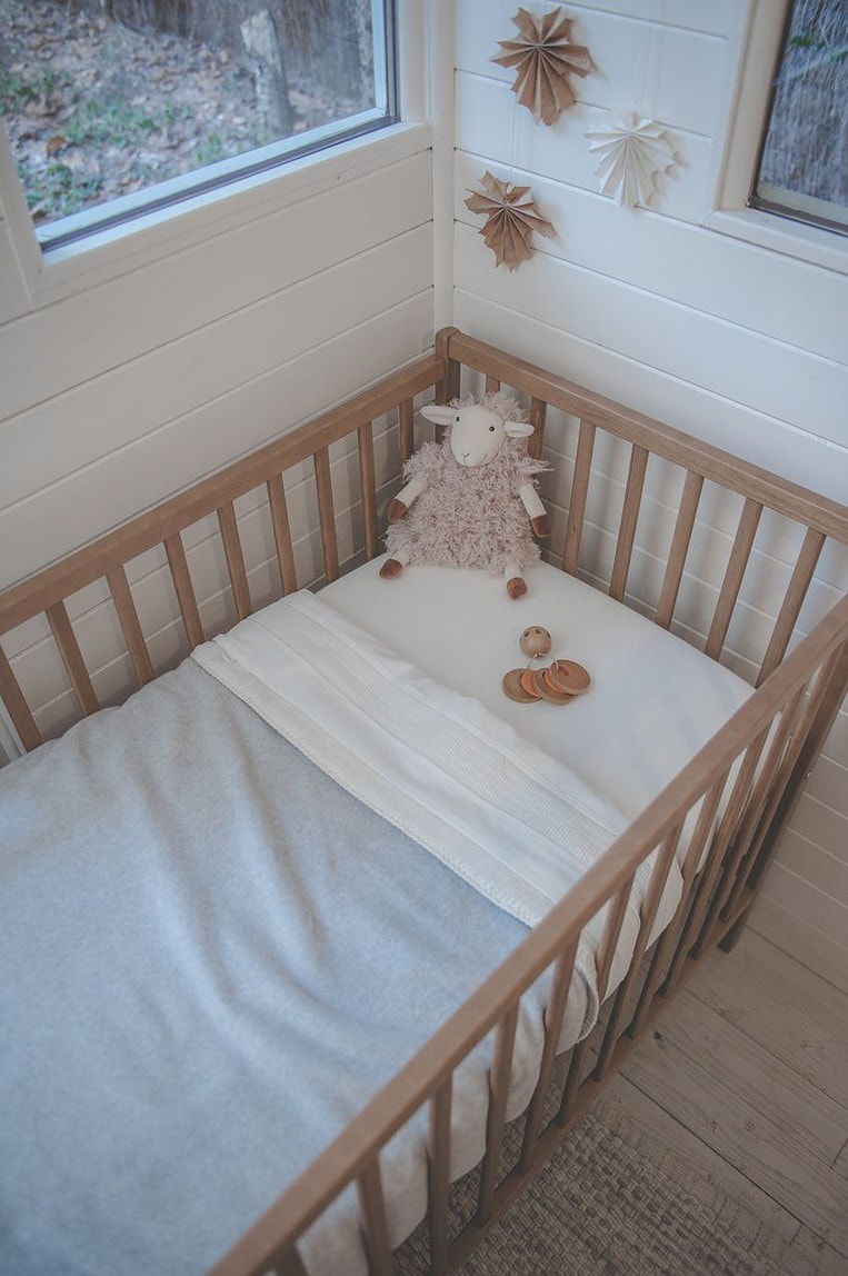 Koeka Wiegdeken Denver teddy, Soft grey - Afbeelding 5