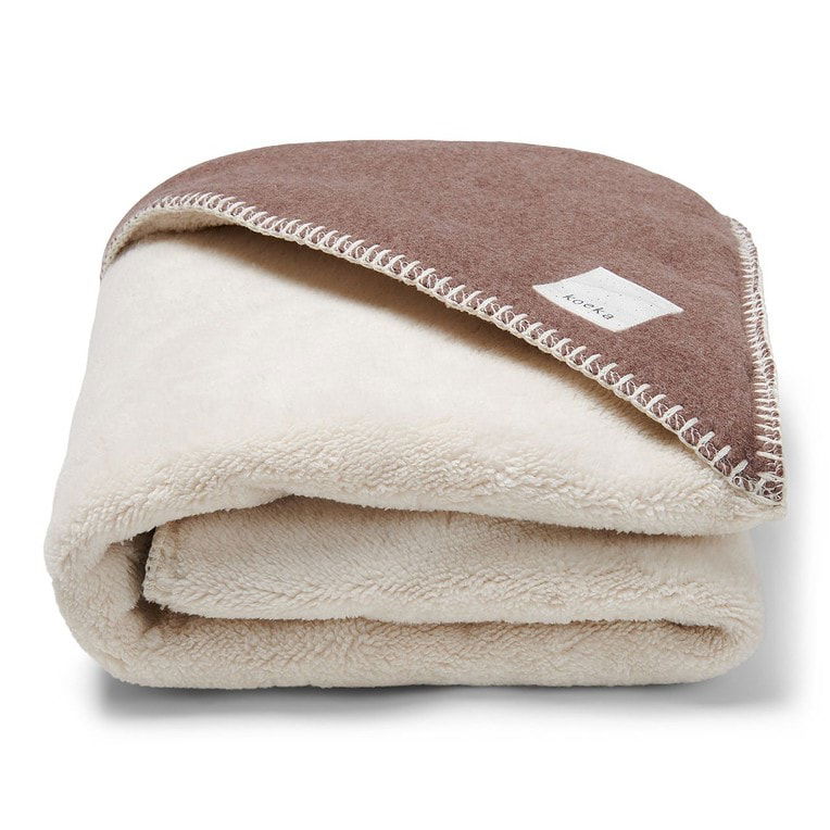 Koeka Omslagdoek Denver teddy, Soft wood - Afbeelding 3