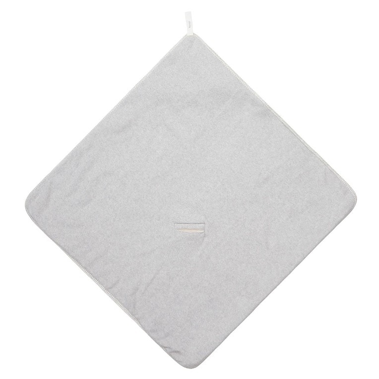 Koeka Omslagdoek Denver teddy, Soft grey - Afbeelding 4