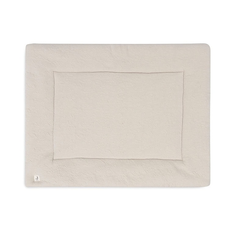 Jollein boxkleed soft waves 75x95 - Nougat