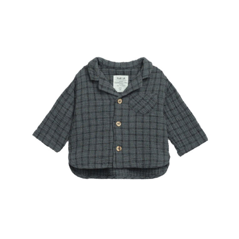 play up checked woven shirt