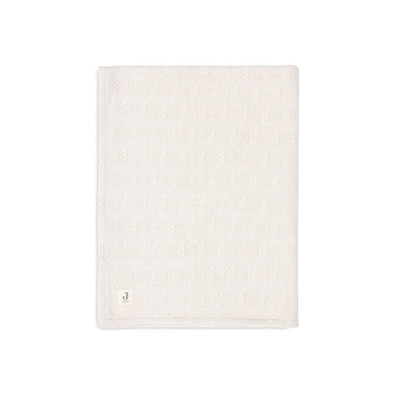 Jollein Ledikantdeken Grain Knit Oatmeal/velour - Afbeelding 2