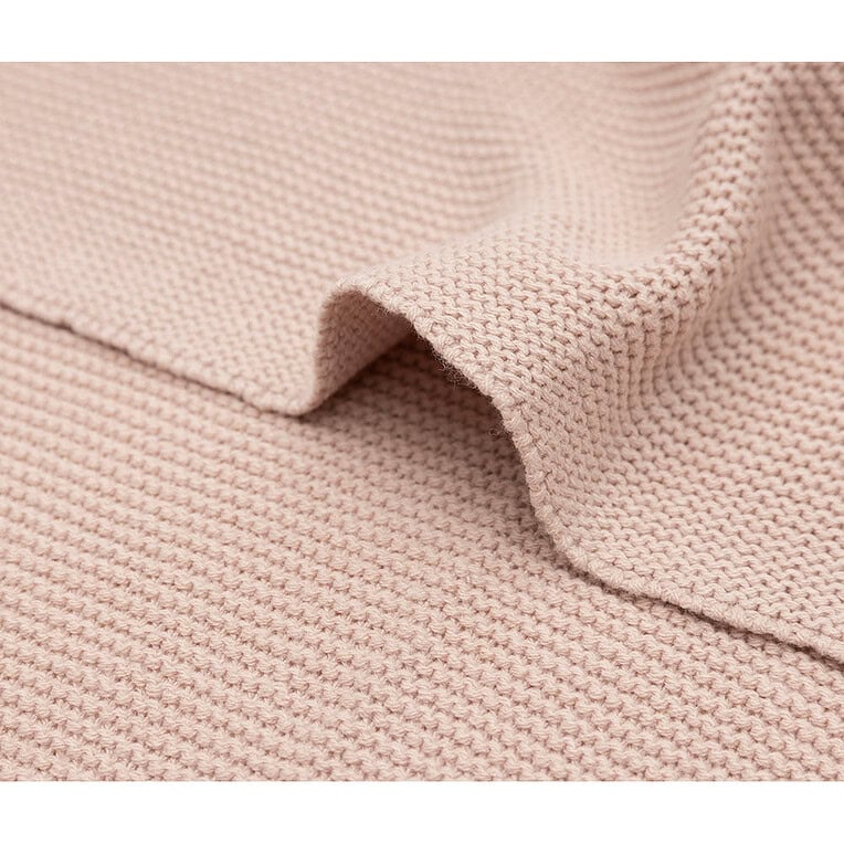 Jollein deken ledikant basic knit - Wild rose