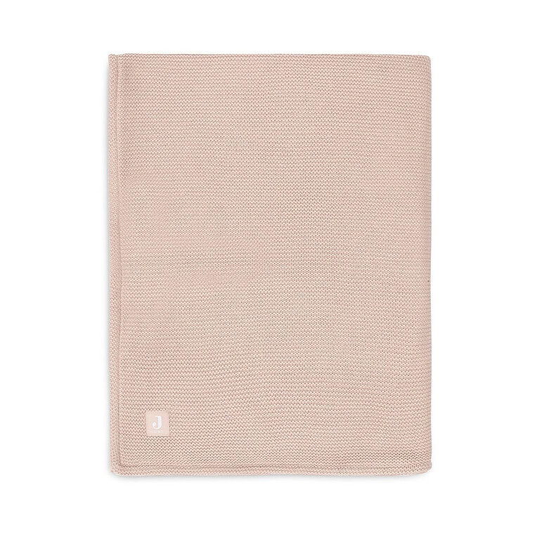 Jollein ledikantdeken Basic knit / Fleece - Wild rose