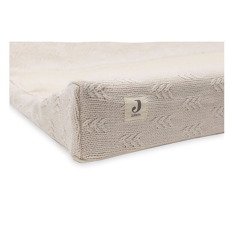 Jollein Aankleedkussenhoes Grain Knit, Oatmeal