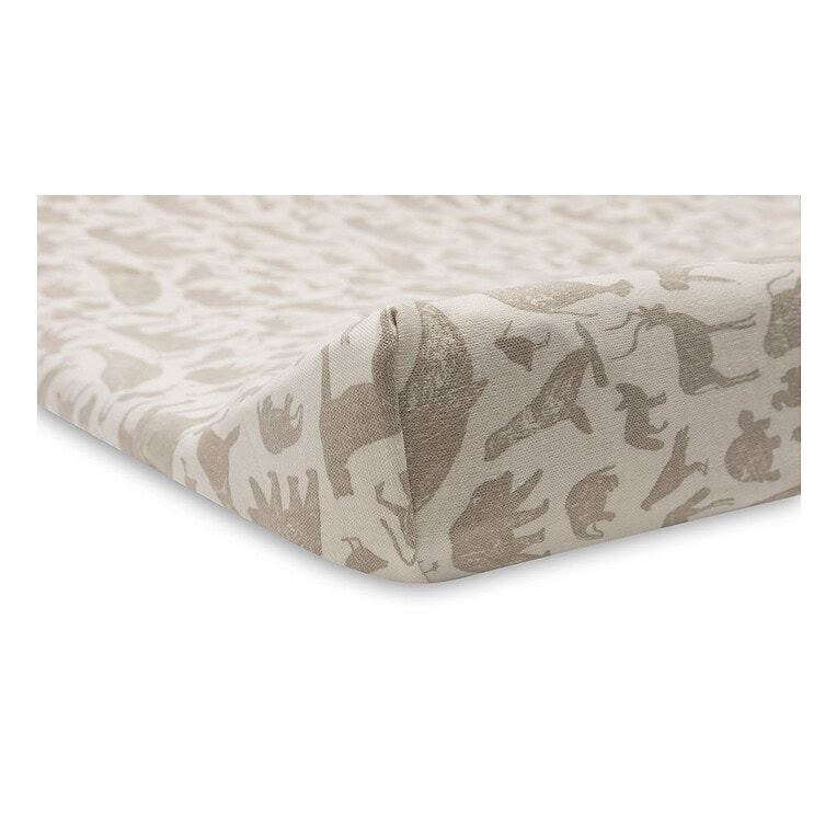 Jollein Aankleedkussenhoes animals, nougat