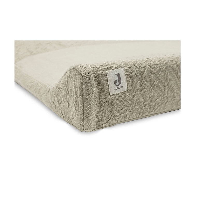 Jollein Aankleedkussenhoes Soft Waves, Olive green