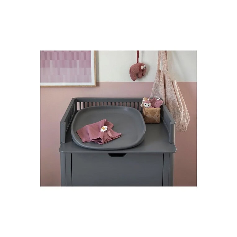 Sebra Aankleedkussen Dew grey
