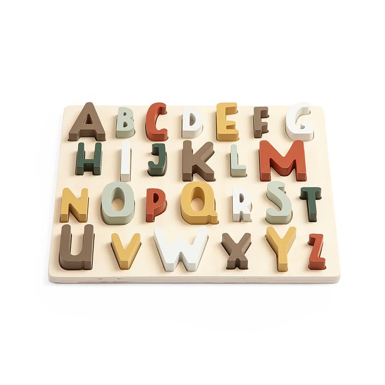 Sebra Houten puzzel ABC