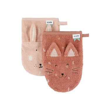 Trixie Washandje 2-pack, mrs. Cat / mrs. Rabbit