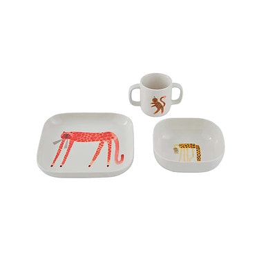 oyoy moira tableware set strawberry cat