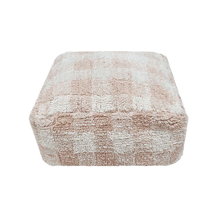 Lorena Canals Poef Vichy 20x40x40CM Rose