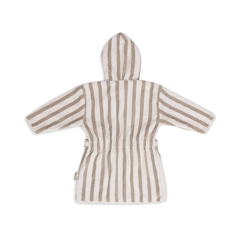 Jollein Badjas stripe terry Olive green