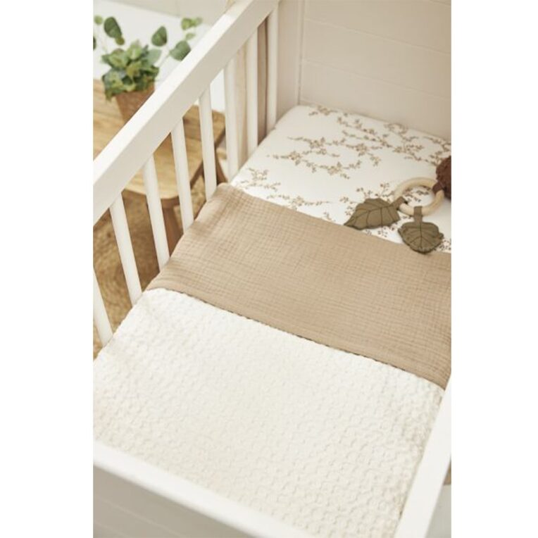Meyco Wiegdeken Waffle Cotton Nature - Afbeelding 4