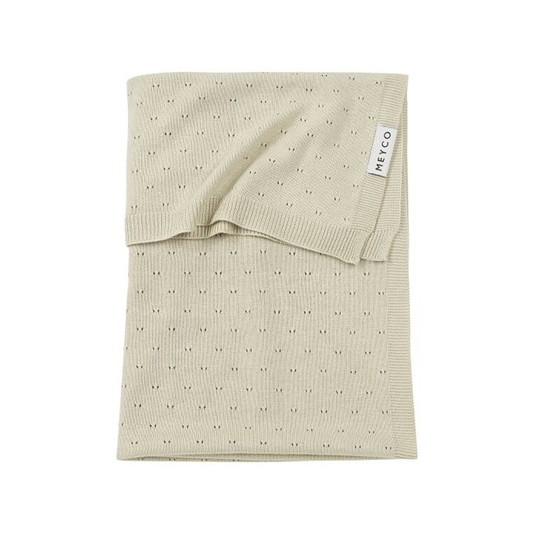 Meyco Ledikantdeken bamboo ajour Soft sand