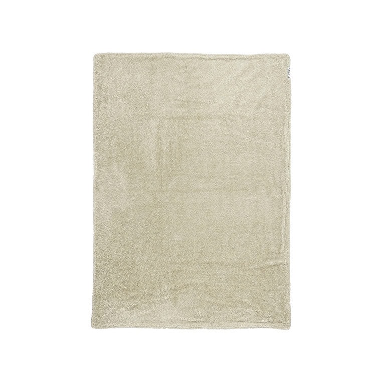 Meyco Ledikantdeken knit basic, sand melange