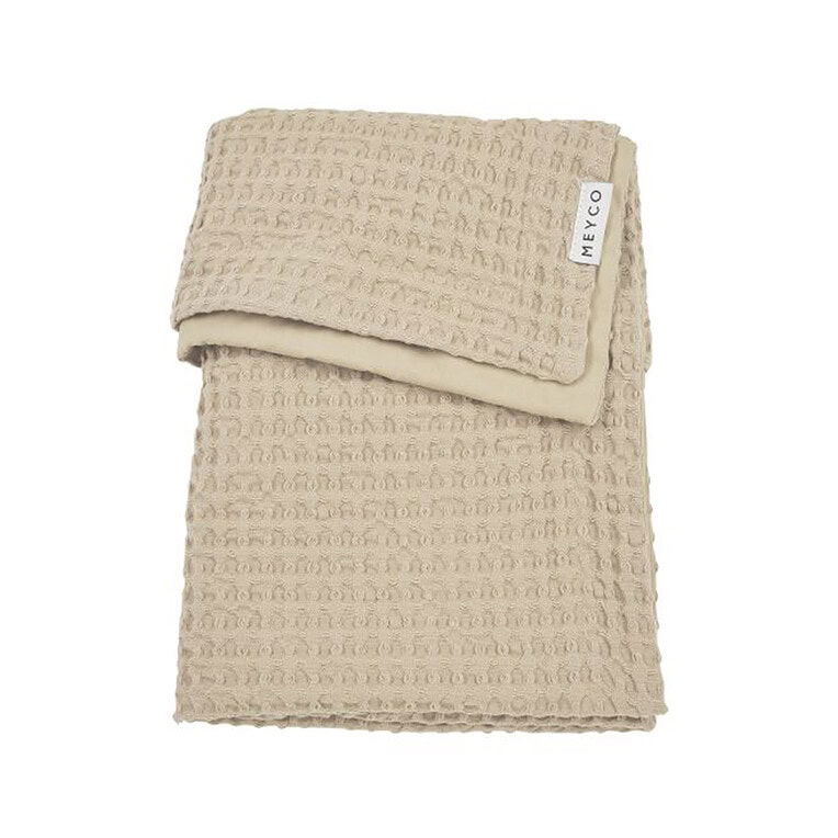 Meyco Ledikantdeken Waffle Sand