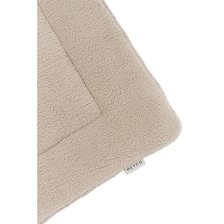 Meyco Boxkleed teddy, sand