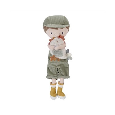 Little Dutch Knuffelpop boer Jim met kip