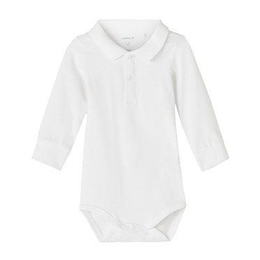 Name it Romper Holger polo Bright white
