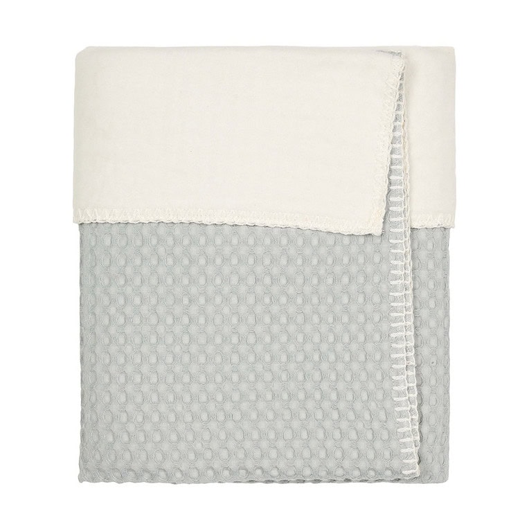 Koeka Wiegdeken cotton fleece wafel - Afbeelding 3