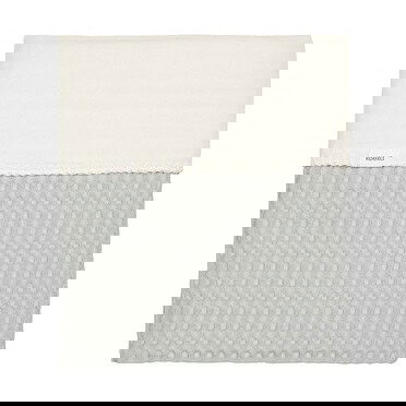 Koeka Ledikantdeken Wafel / fleece Ocean air