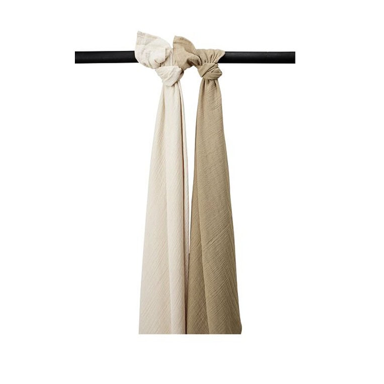 Meyco 2-pack swaddles pre-washed