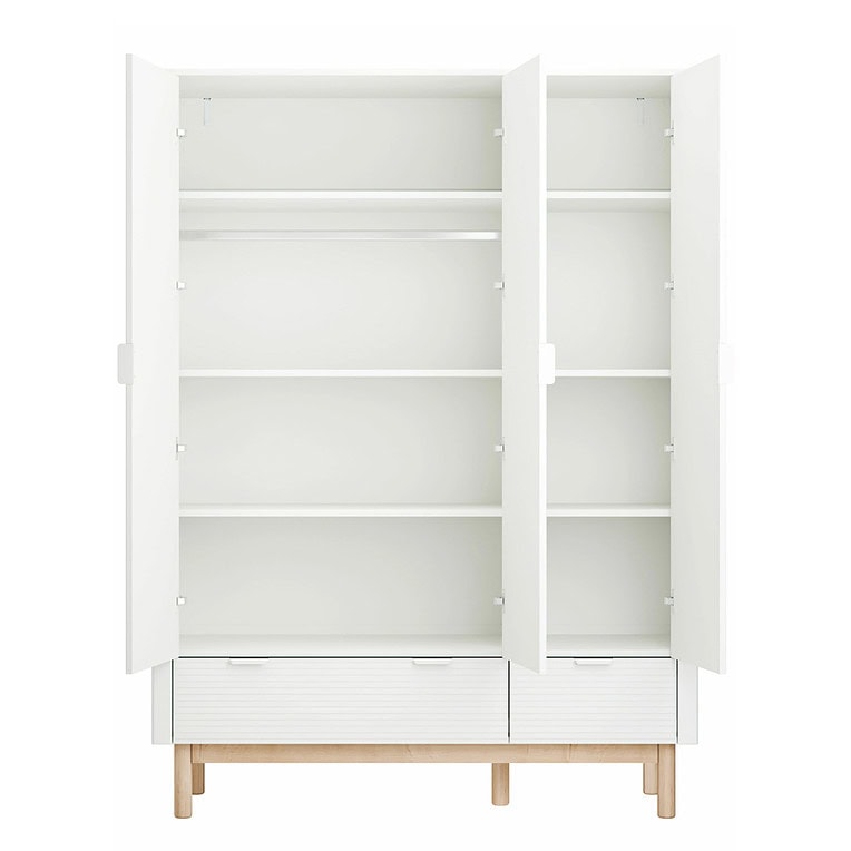 Pinio Miloo 3-deurskast wit