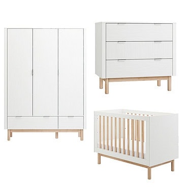 Pinio Miloo babykamer Wit 3-deurs