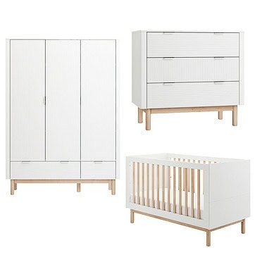 Pinio Miloo doorgroei babykamer Wit 3-deurs