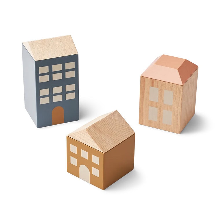 Liewood Speelgoed huisjes 3-pack