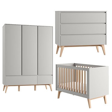 Pinio Swing babykamer Grijs 3-deurs