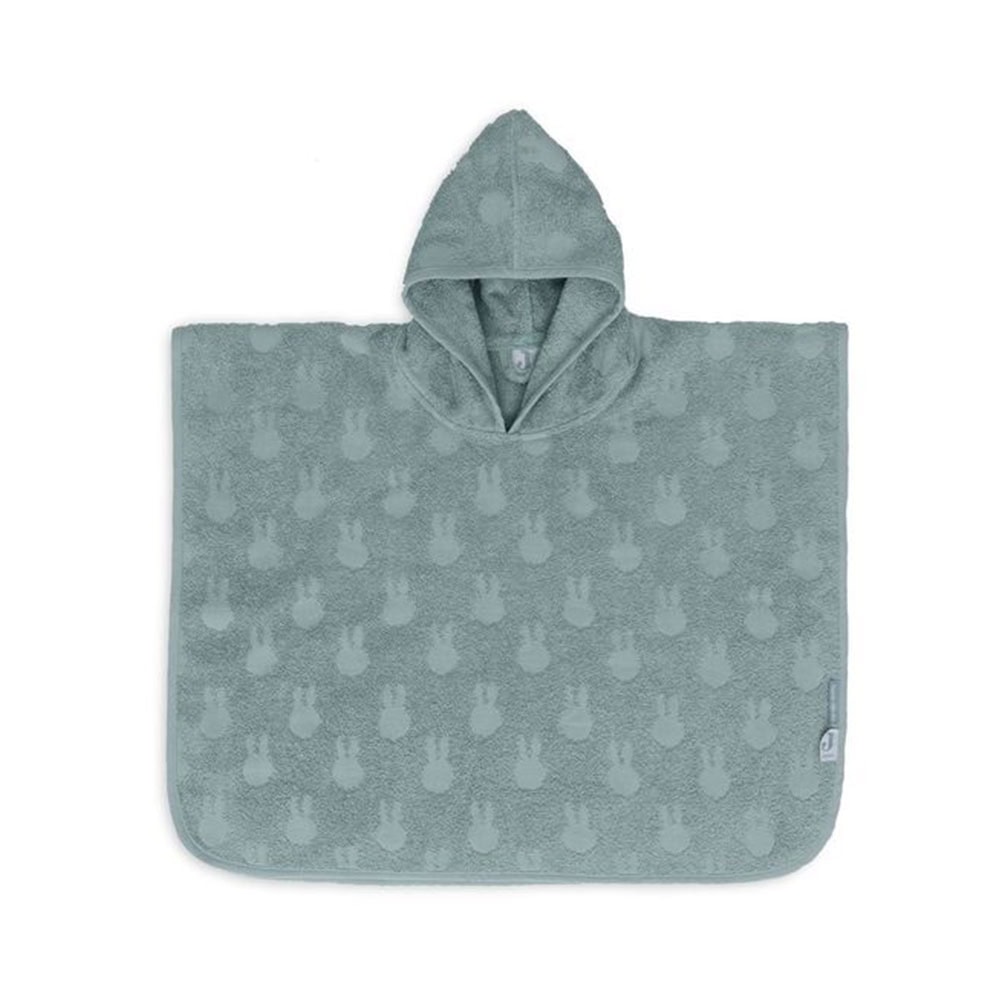 Jollein badponcho Miffy Jacquard - Sea Green