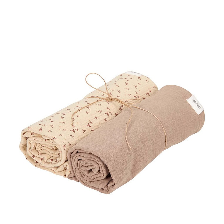 Koeka Hydrofiel swaddle 2-pack Trai