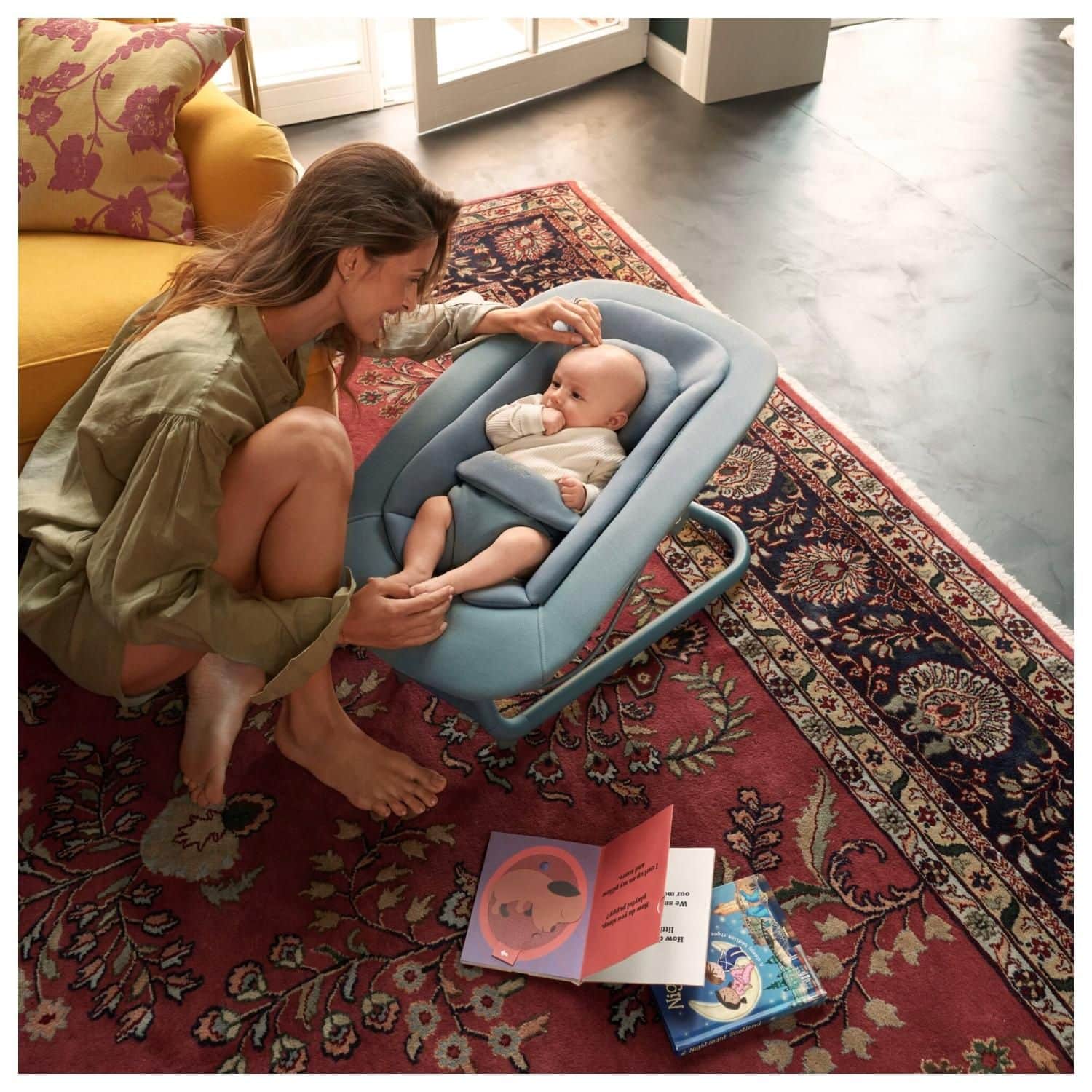 Cybex Lemo / Click & Fold wipstoel standaard - Sand White